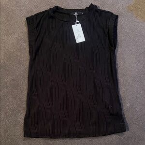 Elegant Black Sleeveless Top